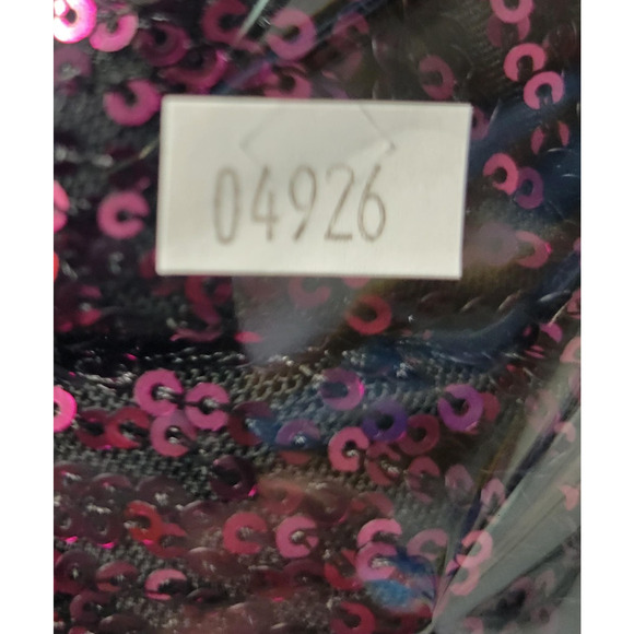 Lulus Dress Womens Medium Purple Sequin Strapless Asymmetrical Ruched Cocktail - Picture 16 of 16